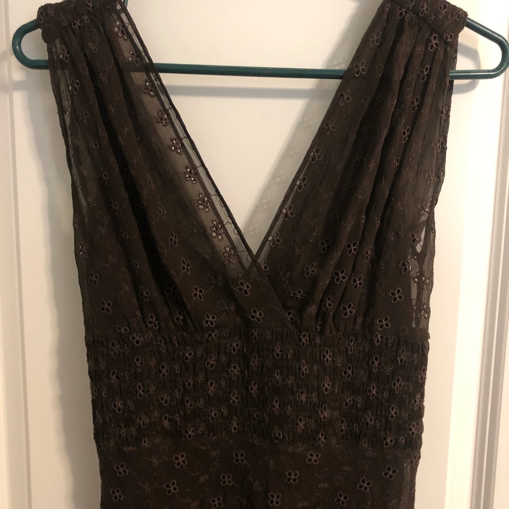 Early 2000s brown dress